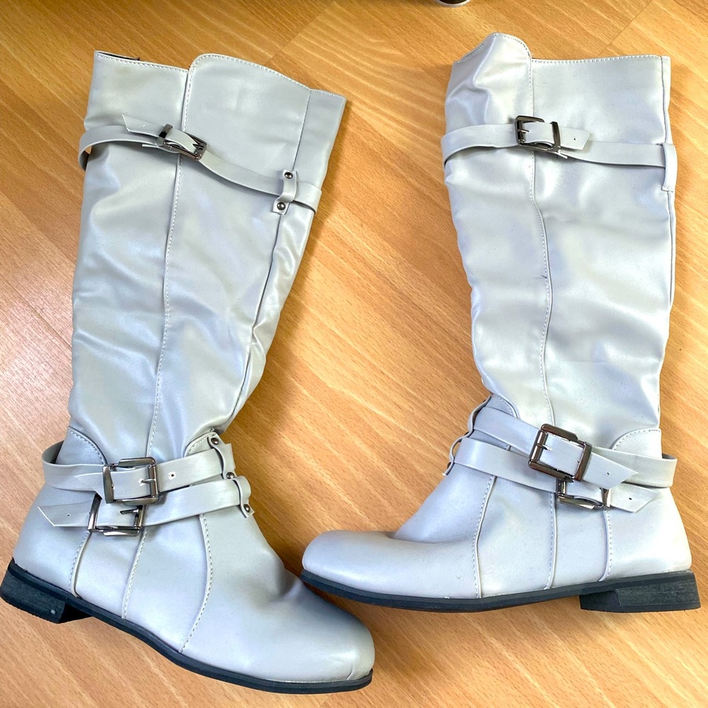 Grey Boots